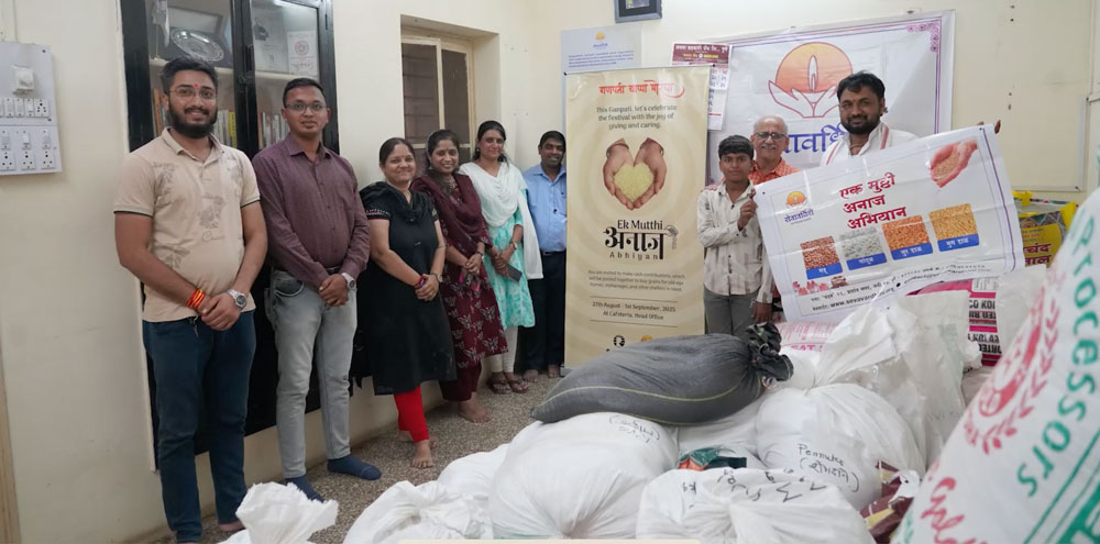 Community drive in progress at a housing society